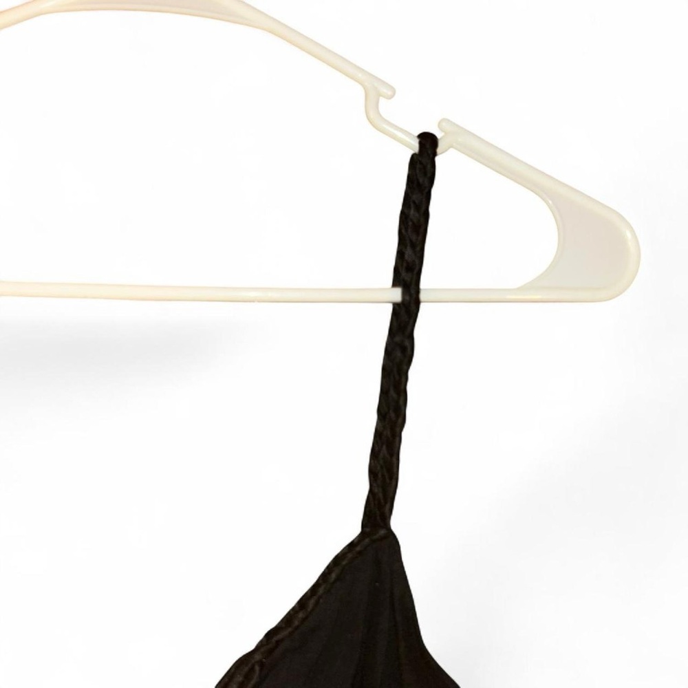 Free People Black Dress With Brajded Straps Size 8 - Picture 5 of 9